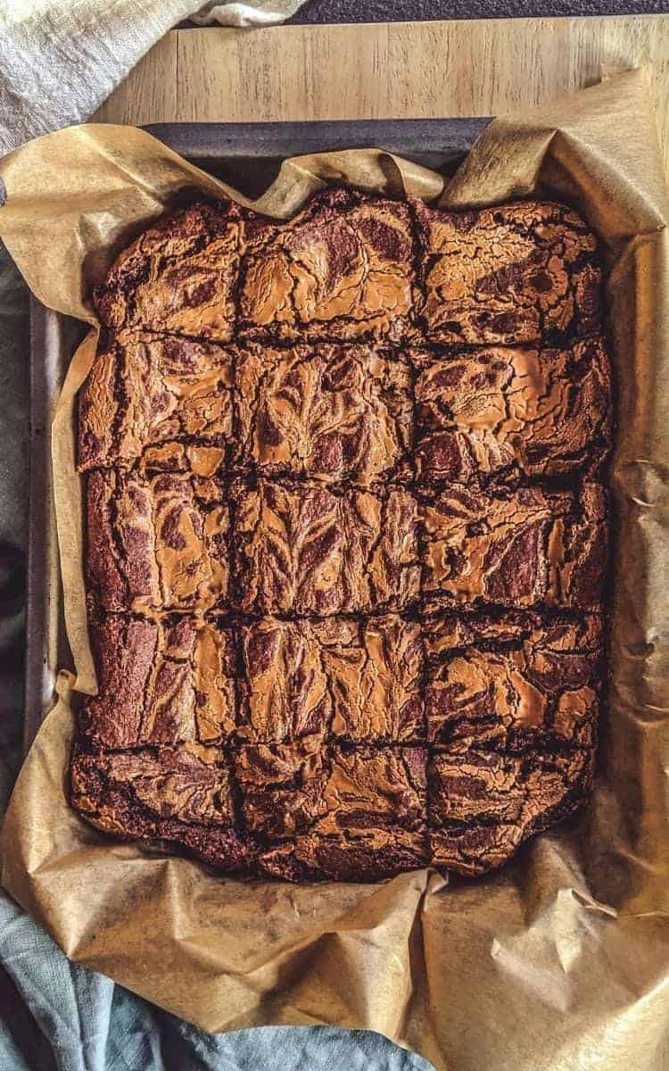 Vegan Biscoff Brownies