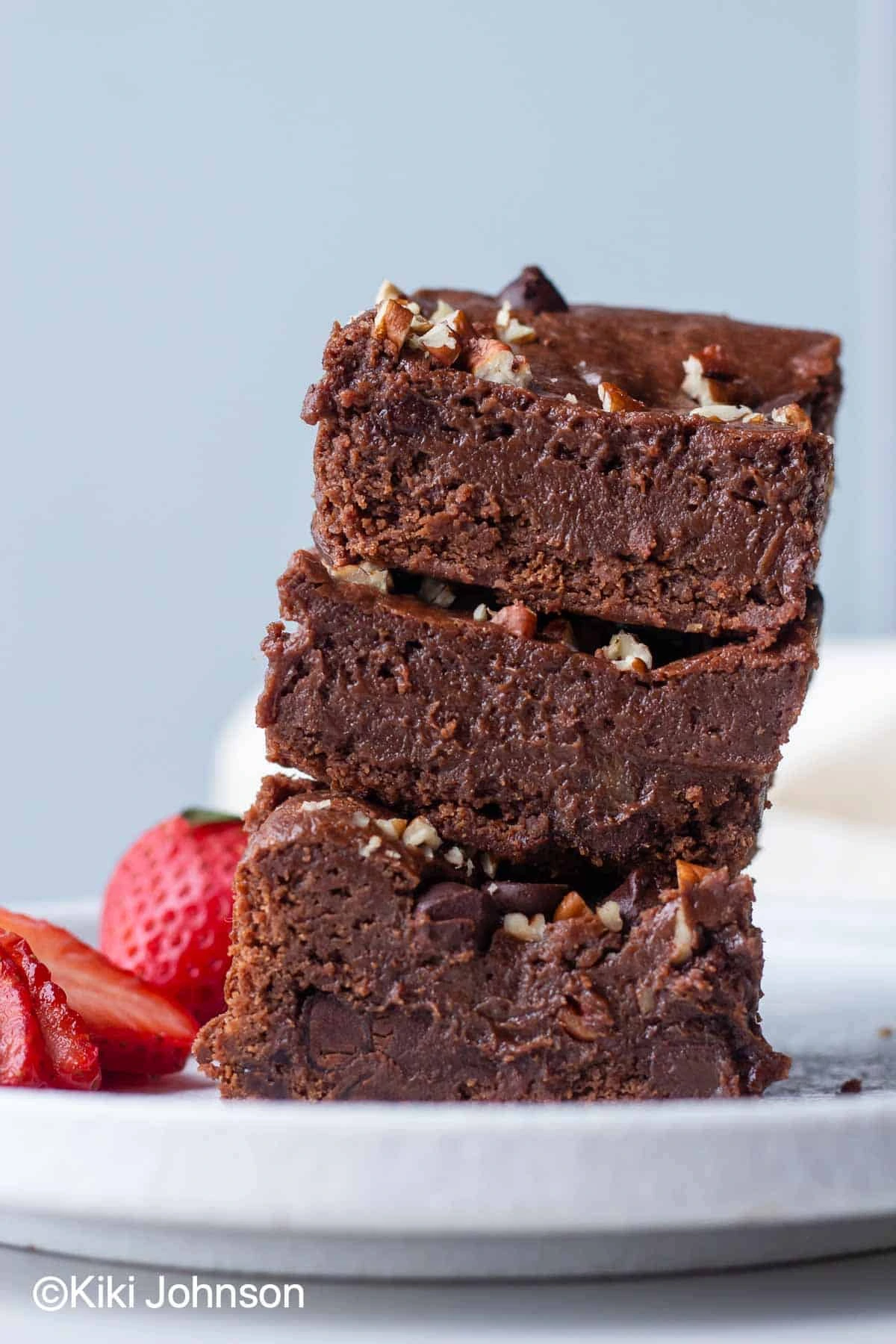 Eggless Nutella Brownies