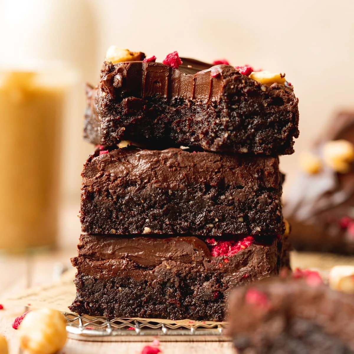 No Bake Date Brownies